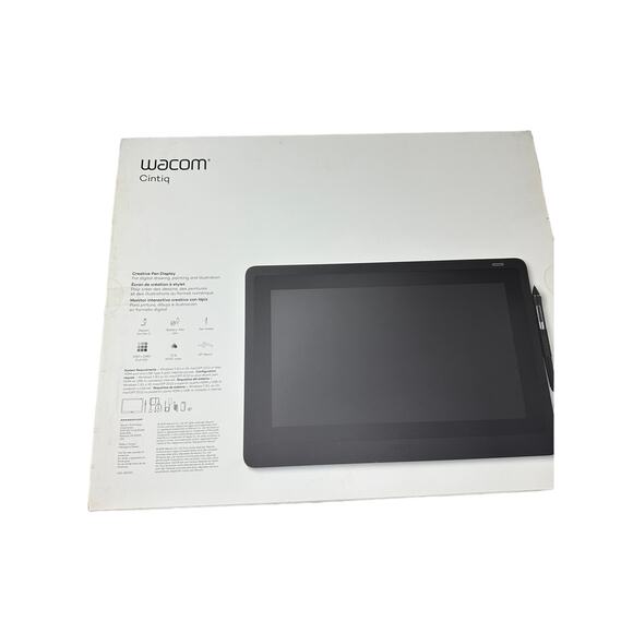 Wacom Cintiq 16 Creative Pen Display Drawing Tablet Black